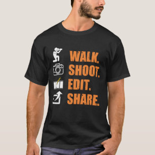 Camiseta Camarógrafo dice 'camerino para disparar', compar