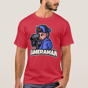 Camiseta Camarógrafo filma películas de directores de cine