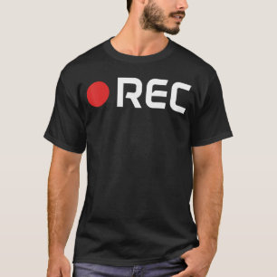 Camiseta Camarógrafo REC Cámara Hombre Película Director Ci