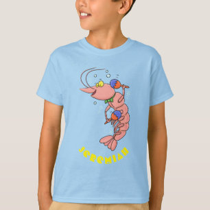 Camiseta Camarón alegre, personalizado de la gamba