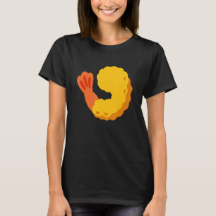 Camiseta Camarón de camarón frito Tempura Prawn Costume