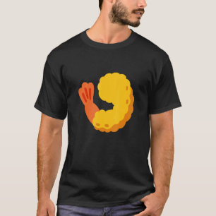 Camiseta Camarón de camarón frito Tempura Prawn Costume