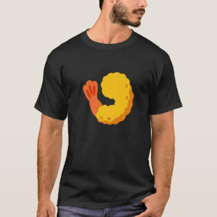 Camiseta Camarón de camarón frito Tempura Prawn Costume