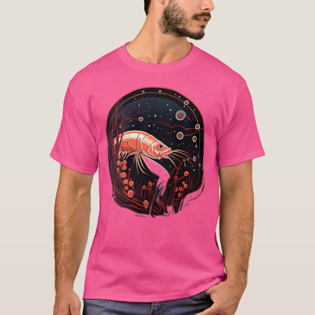 Camiseta Camarón de Cherry Rojo Neocaridina (Anverso)