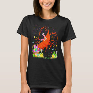 Camiseta Camarón de Pascua Conejo de Huevo de Caza de Camar