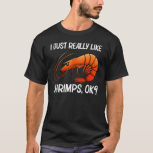 Camiseta Camarón Mejor Para Hombres Mujeres Mariscos De Mar