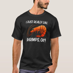 Camiseta Camarón Mejor Para Hombres Mujeres Mariscos De Pes