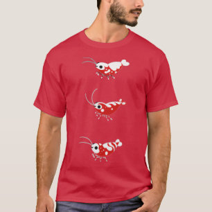 Camiseta Camarón rojo y azul