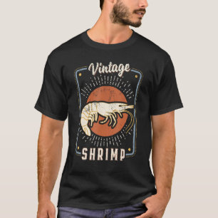 Camiseta Camarón Vintage Retro Clásico Amor Animal 1