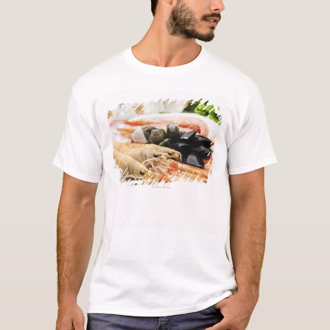 Camiseta Camarón y mejillones (Anverso)
