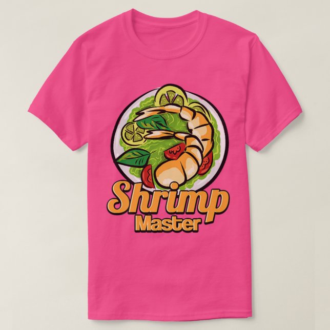 Camiseta Camarones maestro de mariscos irónicos Lover Prawn (Diseño del anverso)