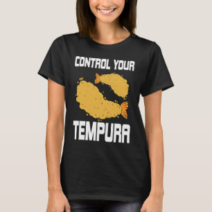 Camiseta Camarones y mariscos con disfraz de tempura pun