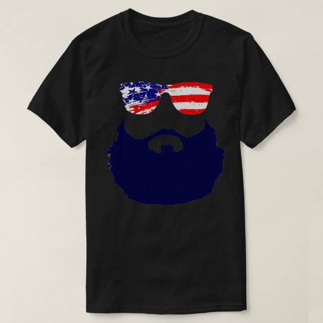 Camiseta Camas para hombres con gafas de sol de bandera est (Diseño del anverso)
