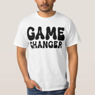 Camiseta Cambiador de juego divertido typo vintage
