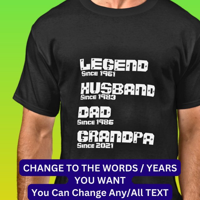 Camiseta Cambiar CUALQUIER Detalle - Abuelo de papá del mar (Subido por el creador)