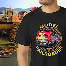Camiseta Cambiar el modelo de texto del ferroviario del roj