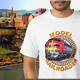 Camiseta Cambiar el modelo de texto del sistema ferroviario