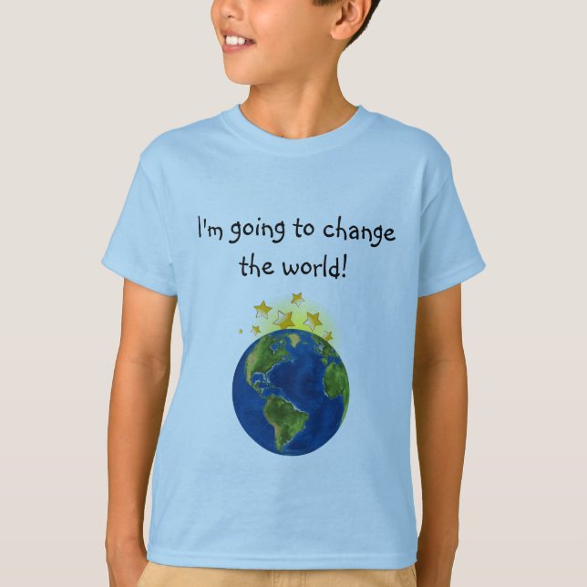 Camiseta Cambiar el mundo (Anverso)