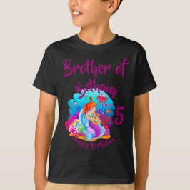 Camiseta Cambiar el nombre de la edad de la sirena fiesta d