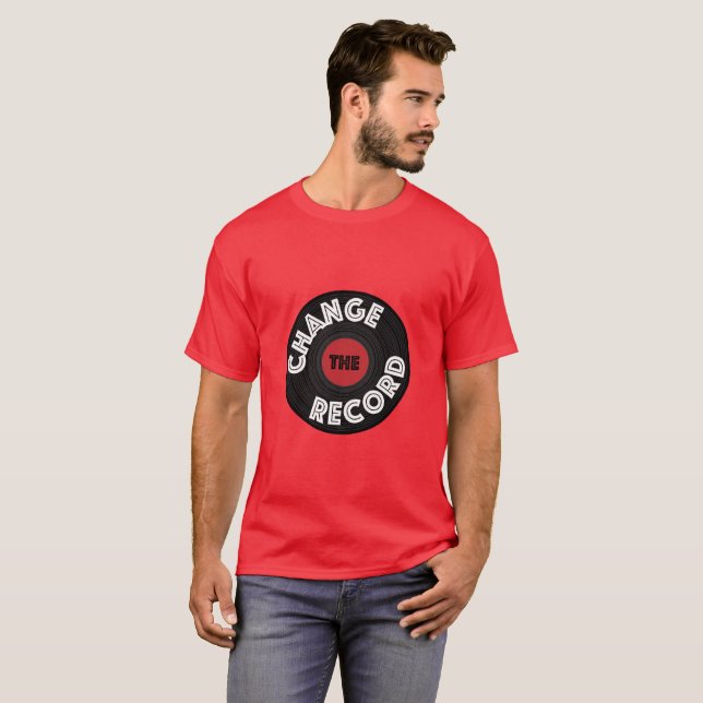 Camiseta Cambiar el registro (Anverso completo)