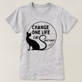 Camiseta Cambiar el santuario de un gato por vida