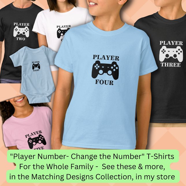 Camiseta Cambiar número, jugador cuatro jugador jugador que (Subido por el creador)