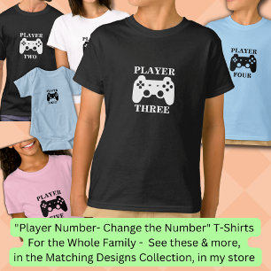 Camiseta Cambiar número, jugador dos jugador que coincide c