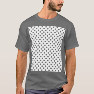 Camiseta Cambiar puntos de polka gris Cualquier Personaliza