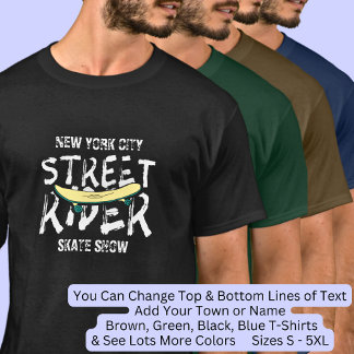 Camiseta Cambiar texto, añadir nombre, piloto de esquí de S