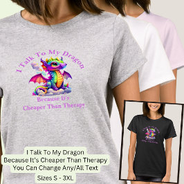 Camiseta Cambiar Texto, Hablar Con Dragón Más Barato Que Te
