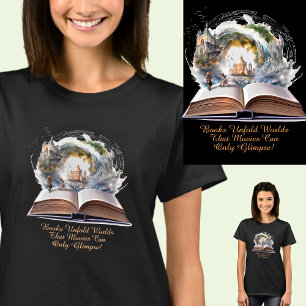 Camiseta Cambiar texto, libros Desplegar imágenes de pelícu