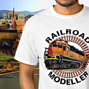 Camiseta Cambiar texto Naranja del módulo de ferrocarriles