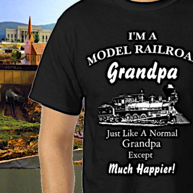 Camiseta Cambiar todo el texto - Modelo de ferrocarril - Mu (Subido por el creador)