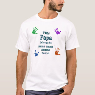 Camiseta Cambiar todos los nombres que este papá pertenece