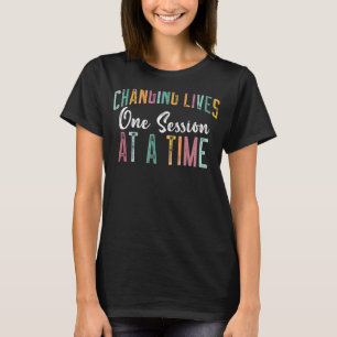 Camiseta Cambiar vidas Una Sesión A La Vez Tecnologías De C