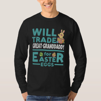 Camiseta Cambiaré a Tatarabuelo por Huevos de Pascua Famili