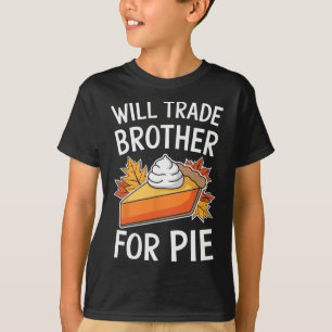 Camiseta Cambiaré Hermano Por Tarta Otoño Familia Niños Acc