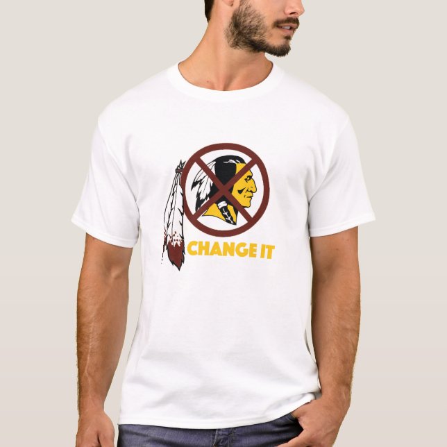 Camiseta Cambíelo: Pieles rojas (Anverso)