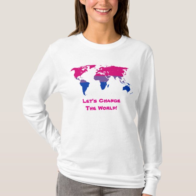 Camiseta Cambiemos la sudadera mundial (Anverso)