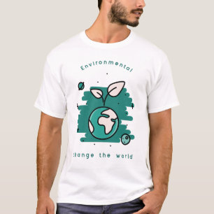 Camiseta Cambio Ambiental el Mundo Eco Brote