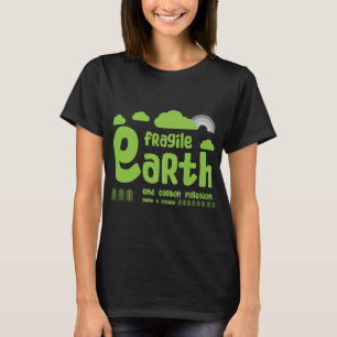 Camiseta Cambio climático   Contaminación por carbono   Cam