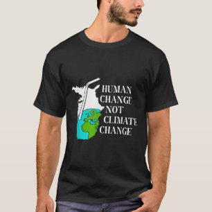 Camiseta Cambio Climático Humano Calentamiento Global Ambie