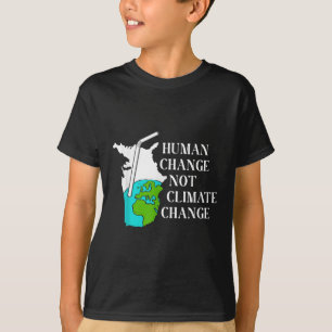 Camiseta Cambio Climático Humano Calentamiento Global Ambie