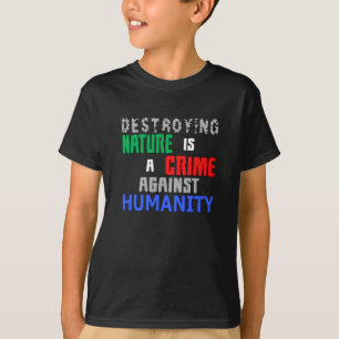 Camiseta Cambio climático Tierra Futuro Planeta Idea de Reg