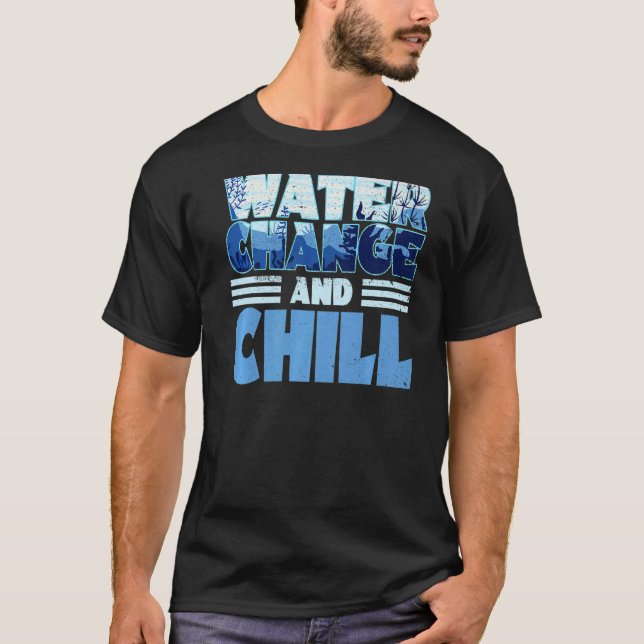 Camiseta Cambio De Agua Y Acuario De Tanque De Peces De Pec (Anverso)