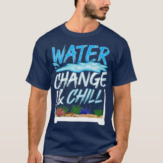 Camiseta Cambio de agua y diseño de píldoras para acuario