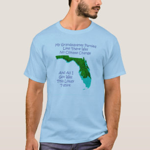 Camiseta Cambio de clima - azul