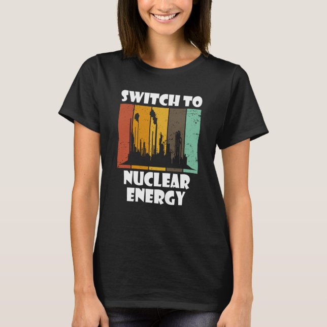 Camiseta Cambio de medicina de ingeniería nuclear a arado n (Anverso)