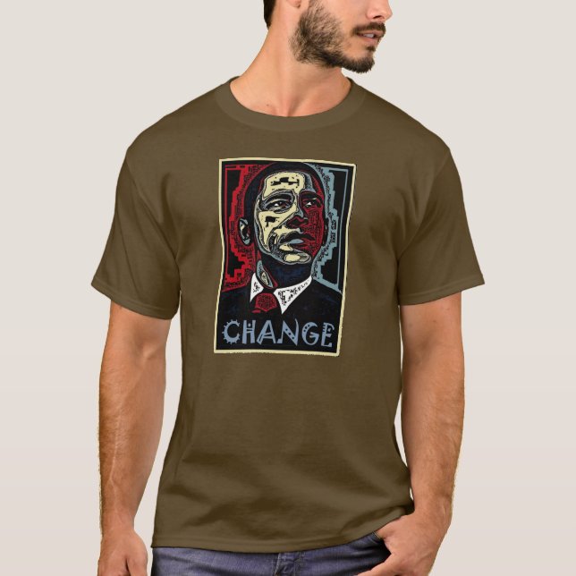 Camiseta Cambio de Obama (Anverso)