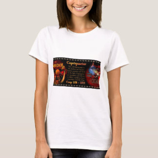 Camiseta Cambio de signo del acuario del Capricornio de